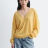 Maglione oversize in lana merino