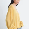 Maglione oversize in lana merino