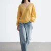 Maglione oversize in lana merino