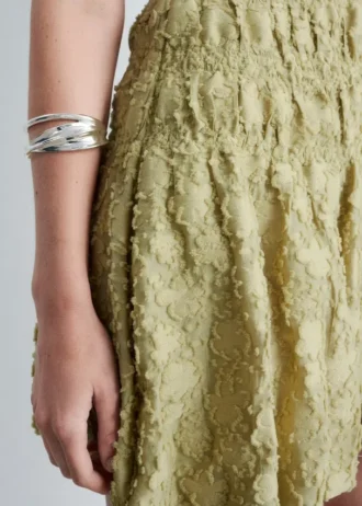 Bracciale a cuffia scultoreo