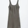 Miniabito sottoveste in raso