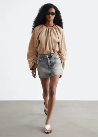 Minigonna in denim