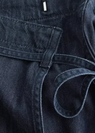 Minigonna in denim con dettaglio a fiocco