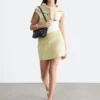 Minigonna in maglia luccicante