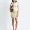 Minigonna in maglia luccicante