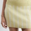Minigonna in maglia luccicante