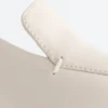 Mocassini con tacco in pelle