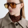 Occhiali da sole aviator oversize