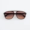 Occhiali da sole aviator oversize