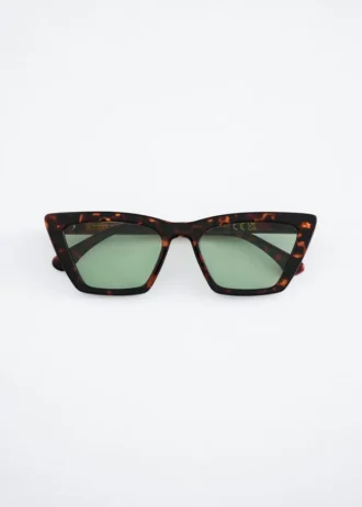 Occhiali da sole cat-eye angolari