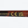 Occhiali da sole cat-eye angolari