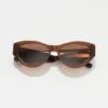 Occhiali da sole polarizzati in acetato con montatura cat-eye