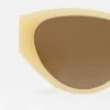 Occhiali da sole polarizzati in acetato con montatura cat-eye