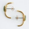 Orecchini a bottone con ear cuff