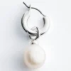 Orecchini a cerchio con perle d’acqua dolce