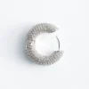 Orecchini a cerchio con strass