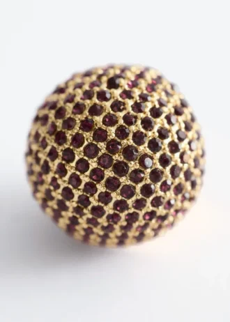 Orecchini a sfera con strass