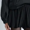 Pantaloncini a palloncino elasticizzati