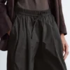 Pantaloni a zampa con coulisse