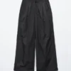 Pantaloni a zampa con coulisse