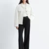 Pantaloni dritti con piega