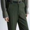 Pantaloni dritti con piega