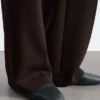 Pantaloni dritti con piega