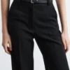 Pantaloni dritti con piega