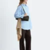 Pantaloni dritti con piega