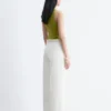 Pantaloni in cotone con piega a pressione