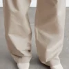 Pantaloni in cotone con pieghe
