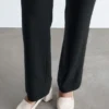 Pantaloni in lana a gamba dritta