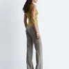 Pantaloni in lana a gamba dritta