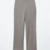 Pantaloni in lana a gamba dritta