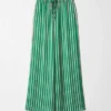Pantaloni in raso con coulisse