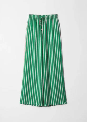 Pantaloni in raso con coulisse