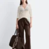 Pantaloni in twill con coulisse