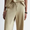 Pantaloni in twill con coulisse