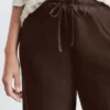 Pantaloni in twill con coulisse