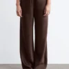 Pantaloni in twill con coulisse