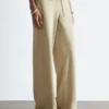 Pantaloni in twill con coulisse