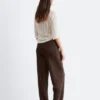 Pantaloni in twill con coulisse
