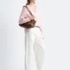 Pantaloni in twill di cotone a gamba larga