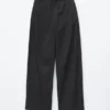 Pantaloni in twill di cotone con coulisse