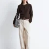Pantaloni larghi in cotone dal taglio morbido