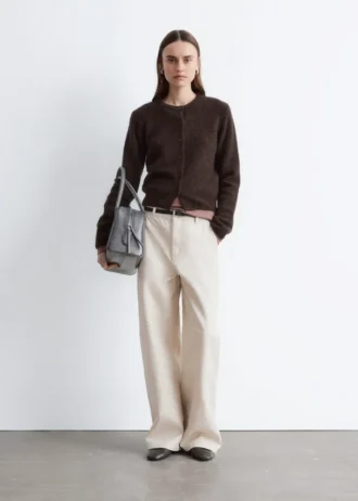 Pantaloni larghi in cotone dal taglio morbido