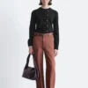 Pantaloni larghi in cotone dal taglio morbido