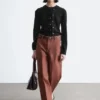 Pantaloni larghi in cotone dal taglio morbido