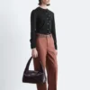 Pantaloni larghi in cotone dal taglio morbido