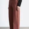 Pantaloni larghi in cotone dal taglio morbido